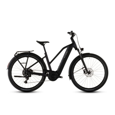 Cube Touring Hybrid ONE 600 coal'n'chrome női túratrekking e-bike