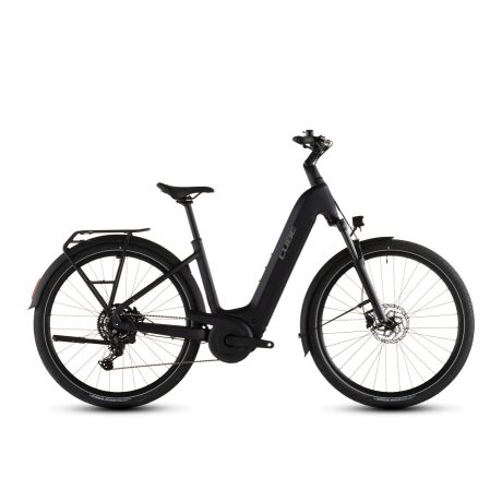 Cube Touring Hybrid ONE 600 coal'n'chrome Easy Entry túratrekking e-bike