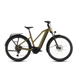   Cube Touring Hybrid Pro 800 goldenlime'n'black női túratrekking e-bike