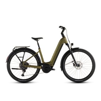   Cube Touring Hybrid Pro 800 goldenlime'n'black Easy Entry túratrekking e-bike