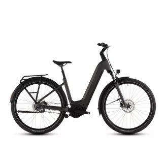   Cube Touring Hybrid Comfort SLX 800 charcoal'n'chrome Easy Entry túratrekking e-bike