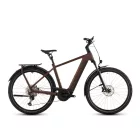 Cube Kathmandu Hybrid Pro 800 sunglow'n'chrome túratrekking e-bike