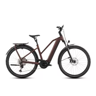   Cube Kathmandu Hybrid Pro 800 sunglow'n'chrome női túratrekking e-bike