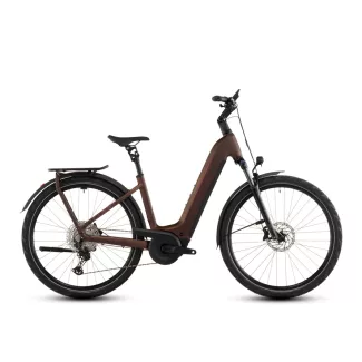  Cube Kathmandu Hybrid Pro 800 sunglow'n'chrome Easy Entry túratrekking e-bike