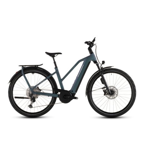 Cube Kathmandu Hybrid EXC 800 smaragdgrey'n'prism női túratrekking e-bike