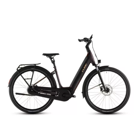 Cube Supreme Hybrid Comfort Pro 600 solareclipse'n'gold Easy Entry city e-bike