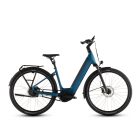 Cube Supreme Hybrid Deluxe Pro 600 electricblue'n'chrome Easy Entry city e-bike