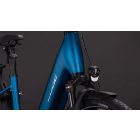 Cube Supreme Hybrid Deluxe Pro 600 electricblue'n'chrome Easy Entry city e-bike