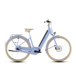   Cube Aruba Hybrid 600 blueblossom'n'creme Easy Entry city e-bike
