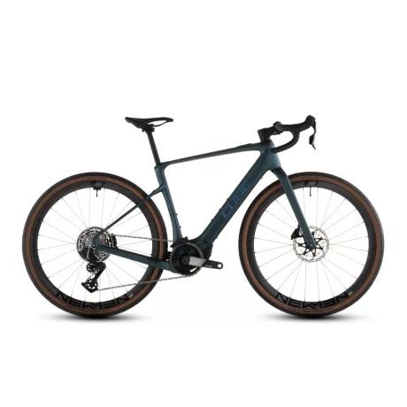 Cube Nuroad Hybrid C:62 SLT 400X royalgreen'n'crisscross gravel e-bike