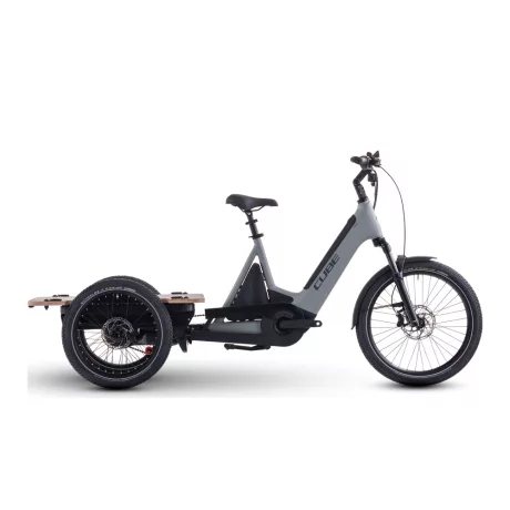 Cube Trike Flatbed Hybrid 750 swampgrey'n'reflex city e-bike