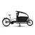 Cube Cargo Hybrid Comfort Pro Family 800 oatgrey'n'reflex cargo e-bike