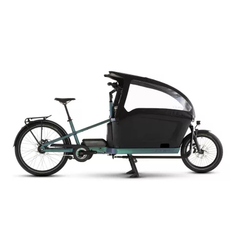 Cube Cargo Hybrid Comfort Pro Family 800 smaragdgrey'n'reflex cargo e-bike