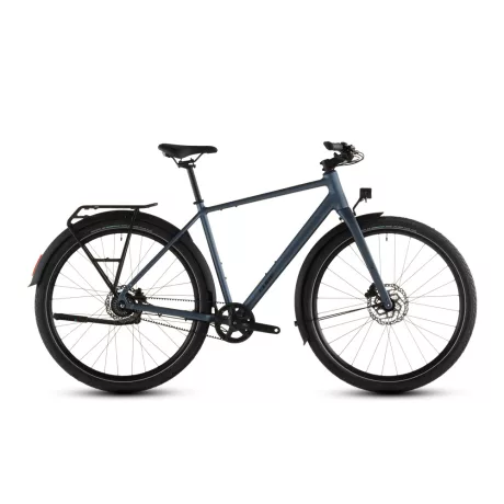 Cube Editor Pro FE mineralblue'n'chrome városi kerékpár