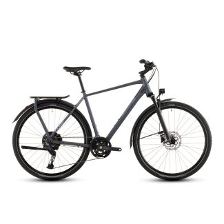   Cube Kathmandu EXC metallicgrey'n'chrome túratrekking kerékpár