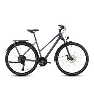   Cube Kathmandu EXC metallicgrey'n'chrome női túratrekking kerékpár