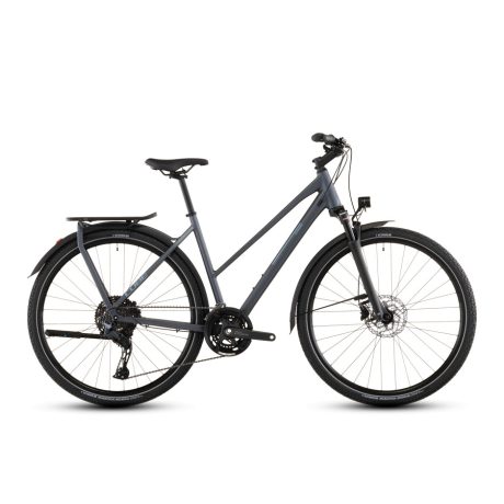 Cube Kathmandu EXC metallicgrey'n'chrome női túratrekking kerékpár