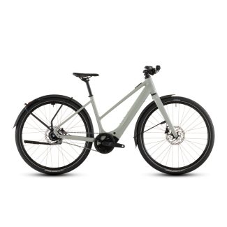   Cube Editor Hybrid SLX 400X FE reedbeige'n'chrome női city e-bike