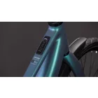 Cube Editor Hybrid SLT 400X FE smaragdgrey'n'prism női city e-bike