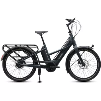  Cube Longtail Hybrid Deluxe 800 Cargo e-bike shadowgrey'n'grey