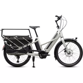   Cube Longtail Hybrid Family 800 Cargo e-bike greybeige'n'grey