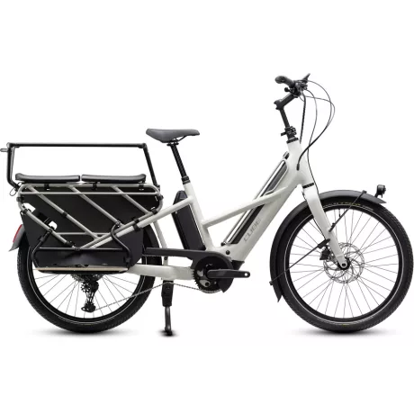 Cube Longtail Hybrid Family 800 Cargo e-bike greybeige'n'grey