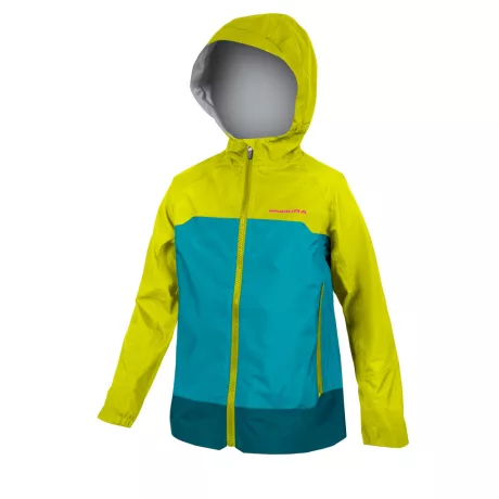 Endura Kids MT500 Jr Waterproof Jacket gyermek esőkabát - Green/Blue