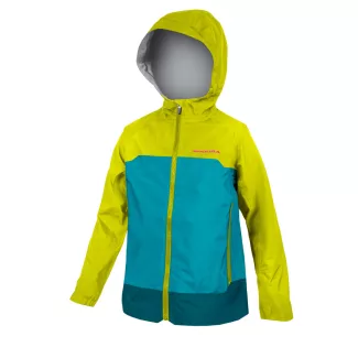   Endura Kids MT500 Jr Waterproof Jacket gyermek esőkabát - Green/Blue