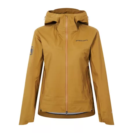 Endura Women's Mt500 Adv Jacket Női kerékpáros esőkabát - Light brown/Brown