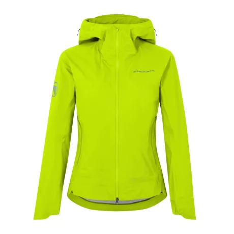 Endura Women's Mt500 Adv Jacket Női kerékpáros esőkabát - Green/Yellow