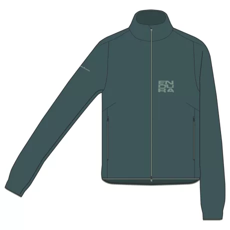 Endura Women's Alltrack Ride Packable Jkt Gt Női kerékpáros szélkabát - Green/Blue