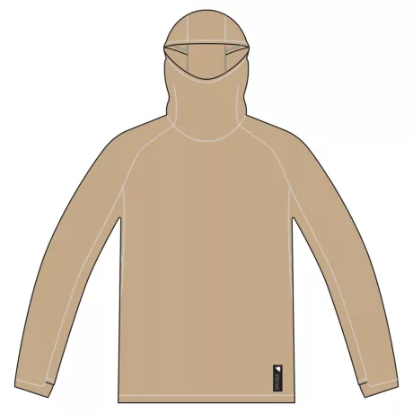 Endura Alltrack Roam Scuba Hoodie Bsa kerékpáros hosszú ujjú mez - Brown