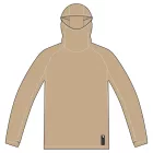 Endura Alltrack Roam Scuba Hoodie Bsa kerékpáros hosszú ujjú mez - Brown