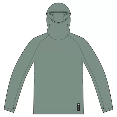 Endura Alltrack Roam Scuba Hoodie Gsa kerékpáros hosszú ujjú mez - Green