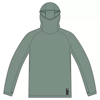   Endura Alltrack Roam Scuba Hoodie Gsa kerékpáros hosszú ujjú mez - Green