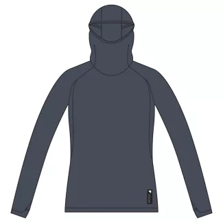   Endura Women's Alltrack Roam Scuba Hoodie Gca Női kerékpáros kapucnis mez - Grey