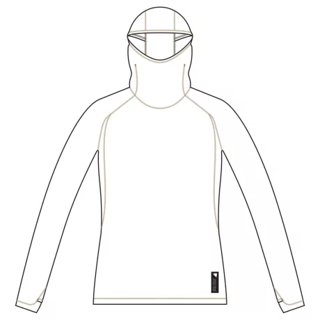 Endura Women's Alltrack Roam Scuba Hoodie Wh Női kerékpáros kapucnis mez - White