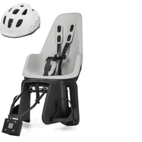 Bobike One Maxi vázra vagy csomagtartóra szerelhető hátsó gyermekülés In Mold S-es bukósisakkal