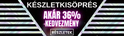 Kerékpárok, elektromos kerékpárok készletkisöprése
