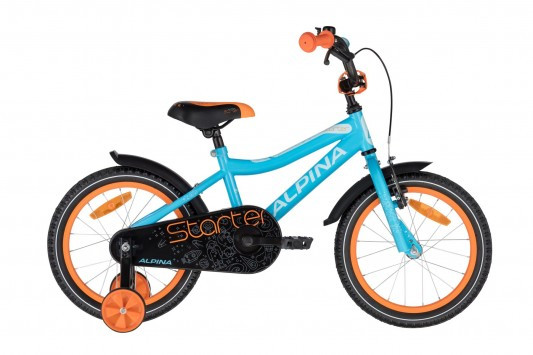 Alpina Starter 16" blue orange gyermek kerékpár 2021