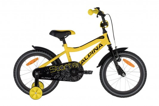 Alpina Starter 16" yellow gyermek kerékpár 2021