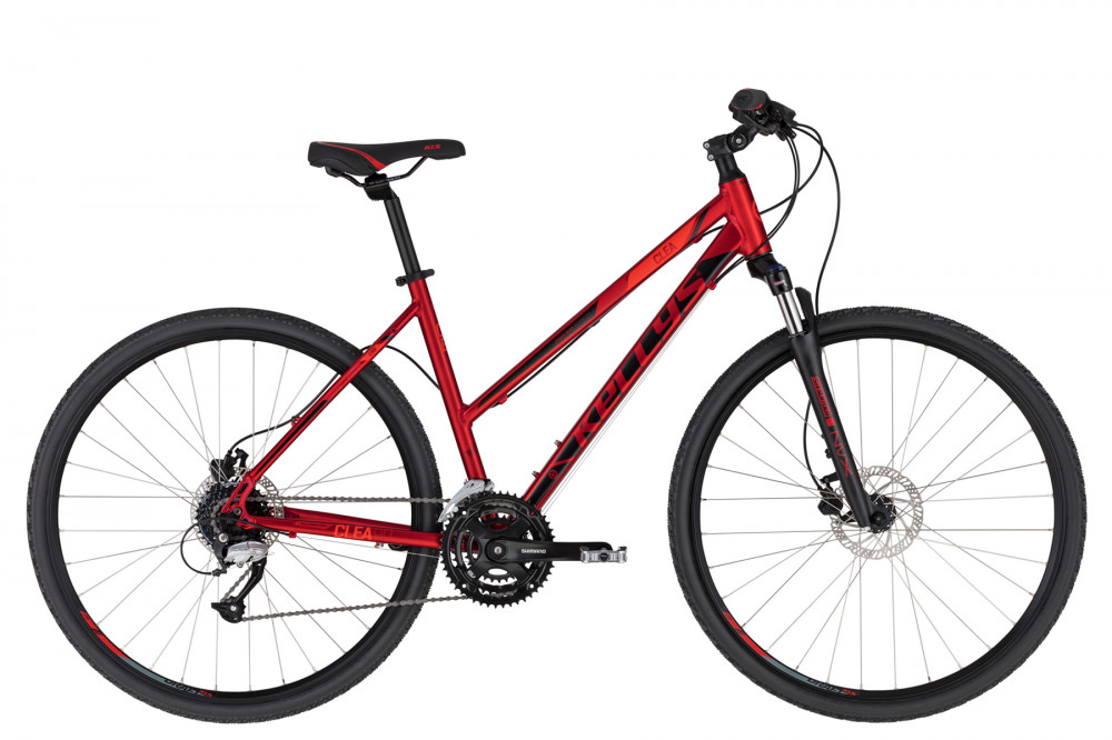Kellys Clea 90 Dark Red női cross trekking kerékpár 2022