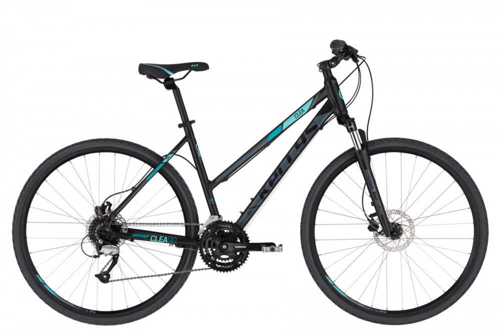 Kellys Clea 90 Black Aqua női cross trekking kerékpár 2022