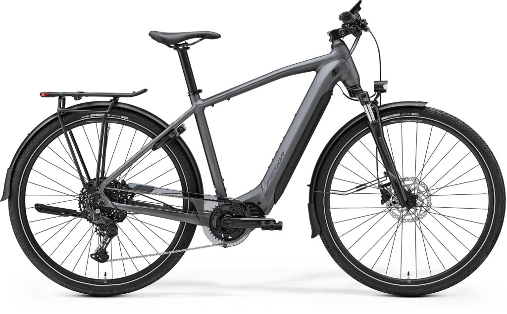 Merida eSpresso 500 EQ IV1 városi e-bike - MATT SÖTÉTEZÜST(FEKETE)