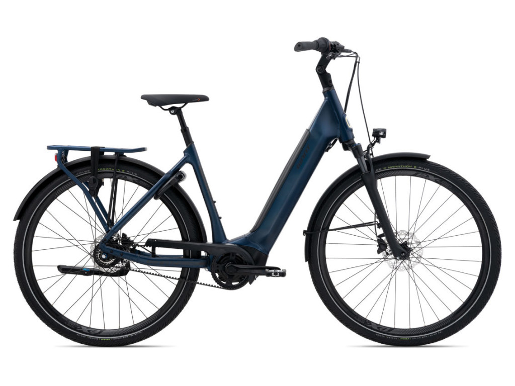 Giant DailyTour E+ 1 BD RT LDS alacsony átlépésű city e-bike - Metallic Navy