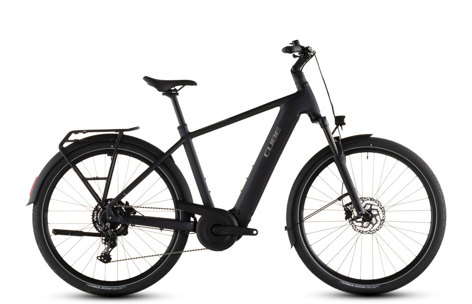 Cube Touring Hybrid ONE 600 coal'n'chrome túratrekking e-bike