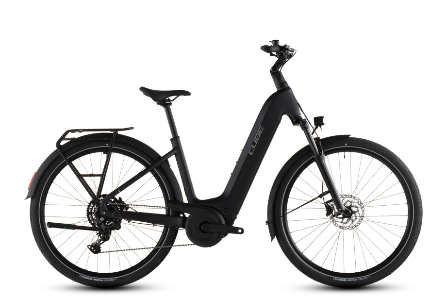 Cube Touring Hybrid ONE 600 coal'n'chrome Easy Entry túratrekking e-bike