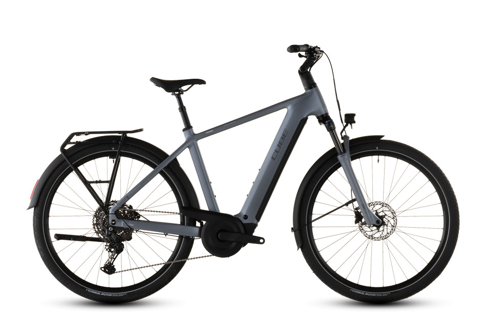 Cube Touring Hybrid Pro 800 pearlgrey'n'grey túratrekking e-bike