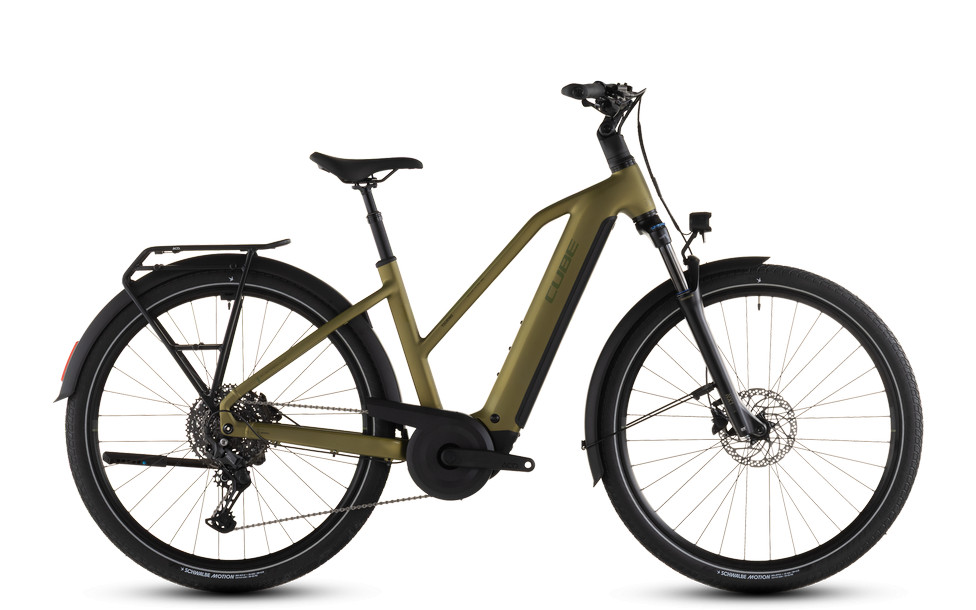Cube Touring Hybrid Pro 800 goldenlime'n'black női túratrekking e-bike