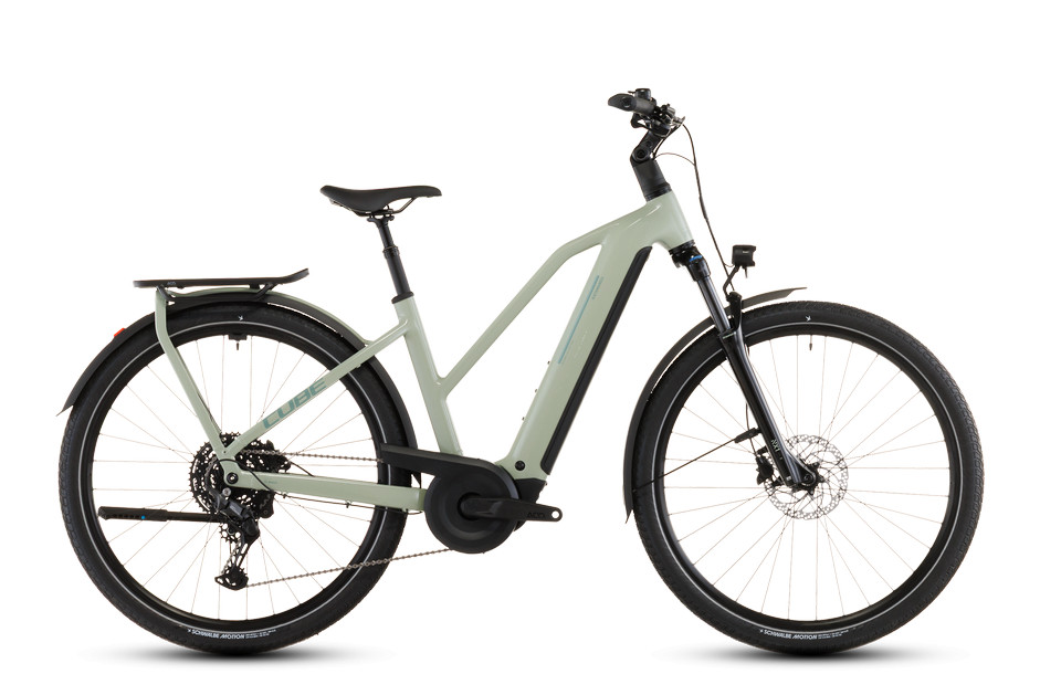 Cube Kathmandu Hybrid ONE 800 pea'n'green női túratrekking e-bike